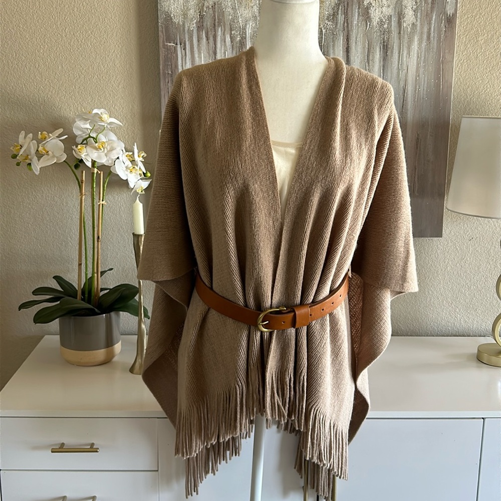 Jack & Missy Soft Comfortable Wrap with Fringe, OSFM
